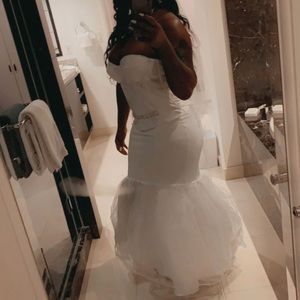 David’s Bridal Trumpet slip and boostier